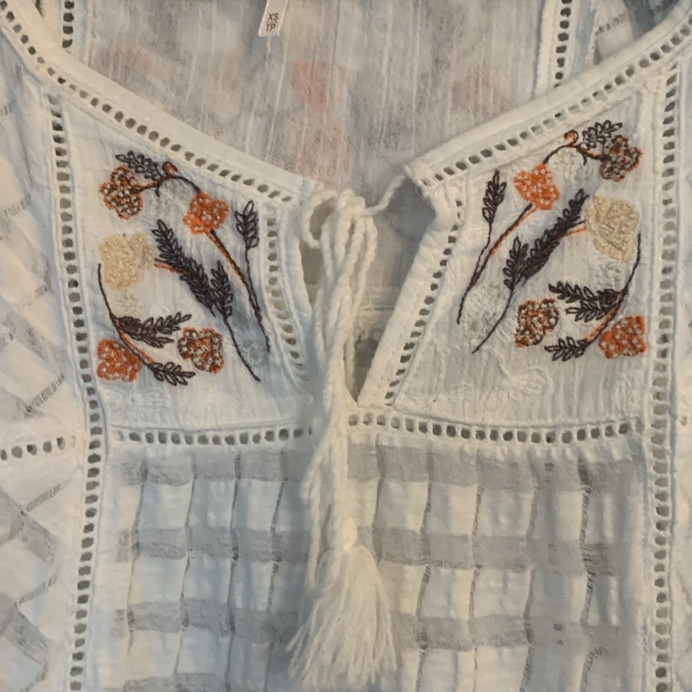 Free People peplum top-size xs - Picture 4 of 8